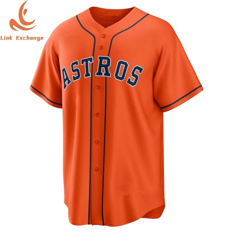 Top Quality New Houston Men Women Youth Kids Baseball Jersey Astros Stitched T Shirt