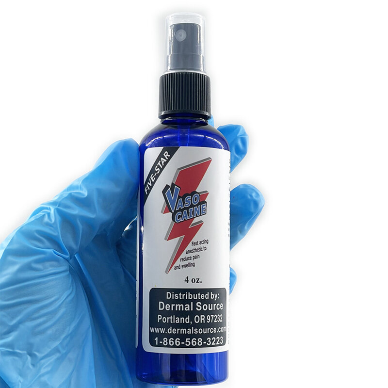 Il più nuovo Spray Vasocaine a cinque stelle-4 oz. Bottle