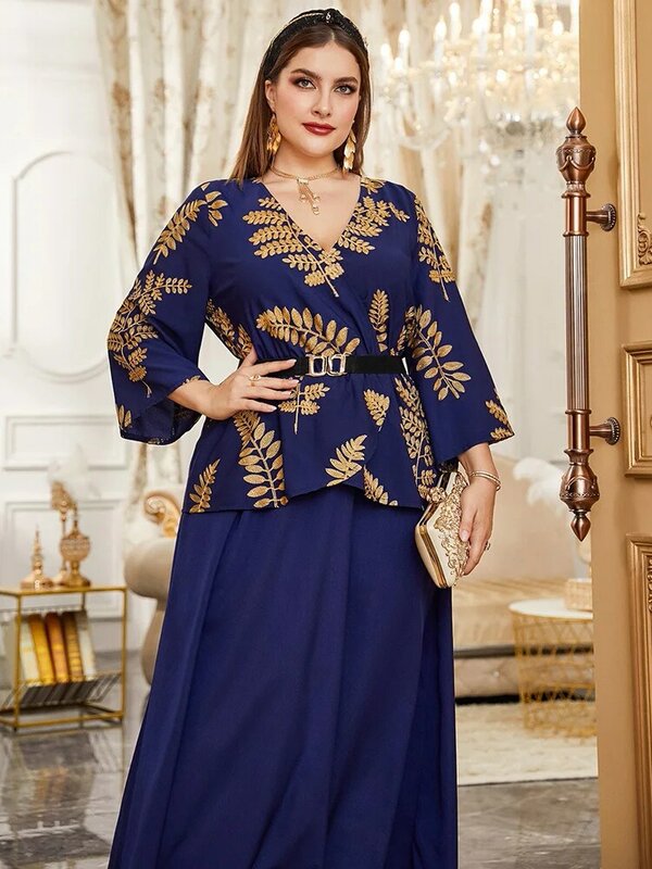 TOLEEN, женские Платья-макси больших размеров, новинка 2022, роскошная шикарная элегантная рубашка с длинным рукавом, мусульманская Турецкая африканвечерние вечерняя одежда