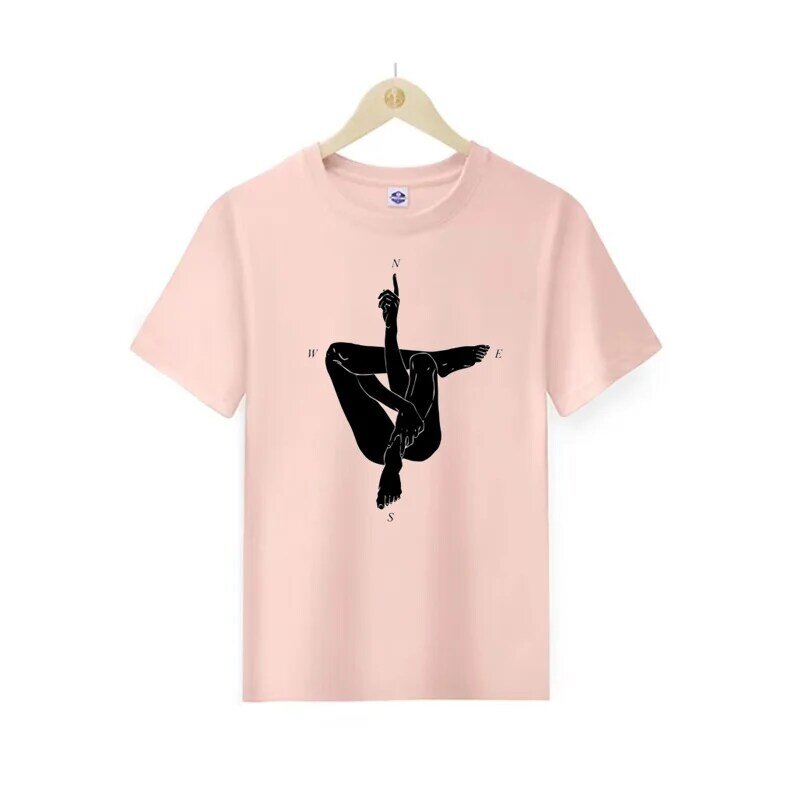 Effen Kleur Grafische Tops Unisex Hoge Klasse Minimalistische Mode Print T-shirt Comfortabele Zomer Casual Wear Prachtige