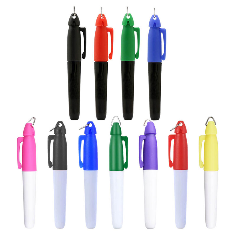 Professional Golf Ball Liner Markers Pen With Hang Hook Drawing Alignment Marks Oily Ink Fast Drying Waterproof Fadeless
