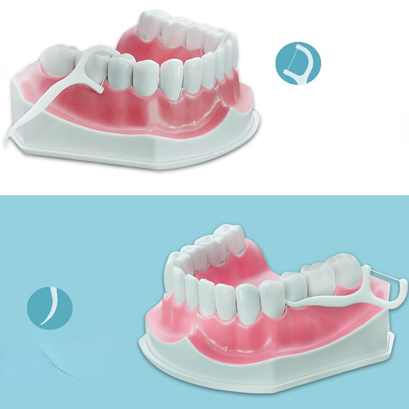 120 sztuk Dental Flosser dentystyczna opcji wykałaczki kij ząb szczoteczka międzyzębowa czyszczenie zębów nić dentystyczna pielęgnacja jamy ustnej