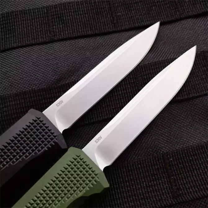 T6 pisau taktis gagang aluminium 4600, pisau saku pertahanan diri berburu berkemah luar ruangan