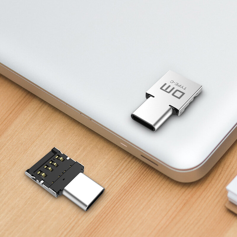 DM نوع-C USB-C موصل نوع C الذكور إلى USB أنثى وتغ محول محول لالروبوت اللوحي الهاتف فلاش محرك U القرص