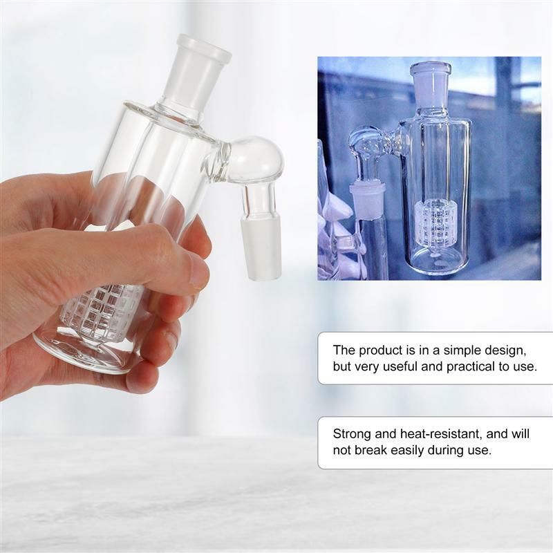 Adaptador de tubo de vidrio científico profesional, adaptador esencial de 45 grados, 1 ud.