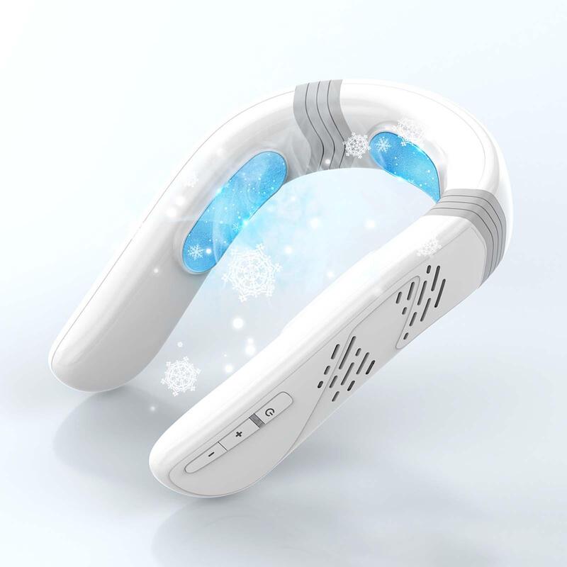 Neck Air Conditioner 3 Speeds Neck Cooler Around The Neck Hands Free Adjustable Mobile Air Conditioner Cooler for Travel Sports