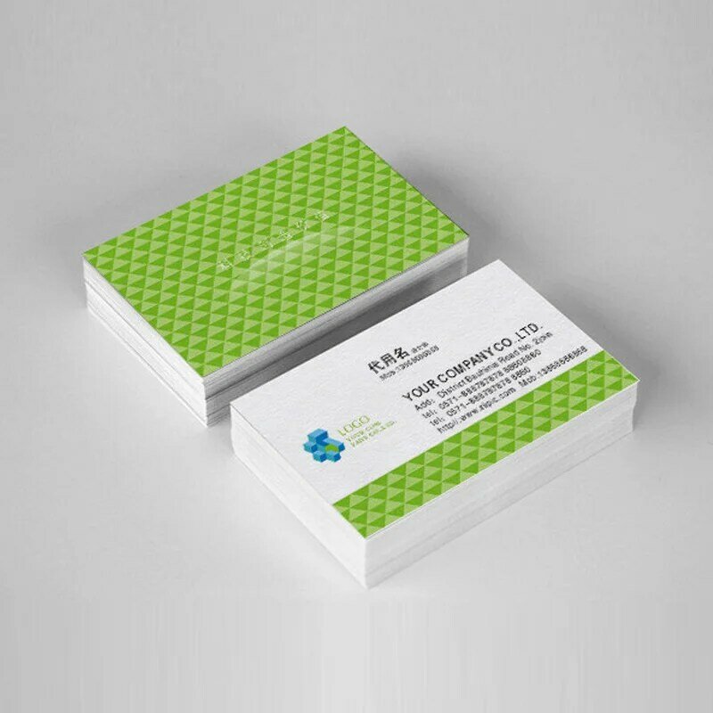 100PCS Cheap Customized Business Card Full Color Double-sided Printing Business Card 300GMG Paper