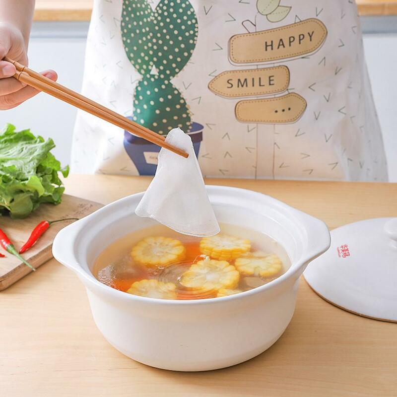 12 Buah Film Penyerap Minyak Makanan Kelas Mengambang Busa Sup Kertas Noda Dapur Makanan Goreng Kertas Penyerap Minyak