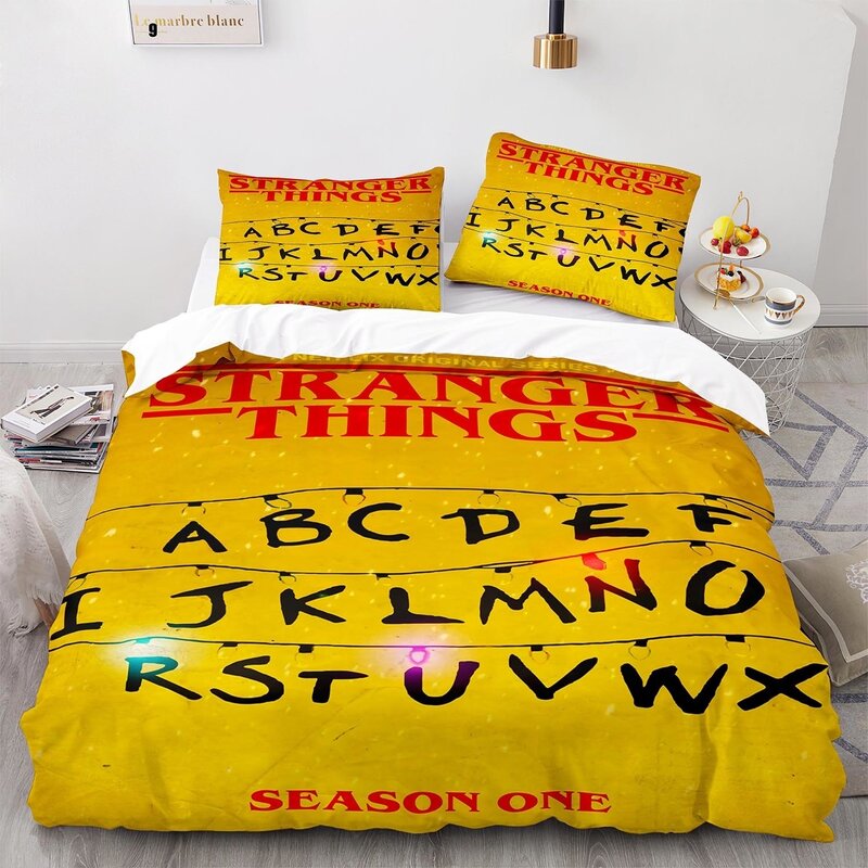 Stranger Things Bedding Sets 2022 Single Twin Full Queen King Size Bed linens Aldult Kid Bed Set Bedroom Duvet cover Sets