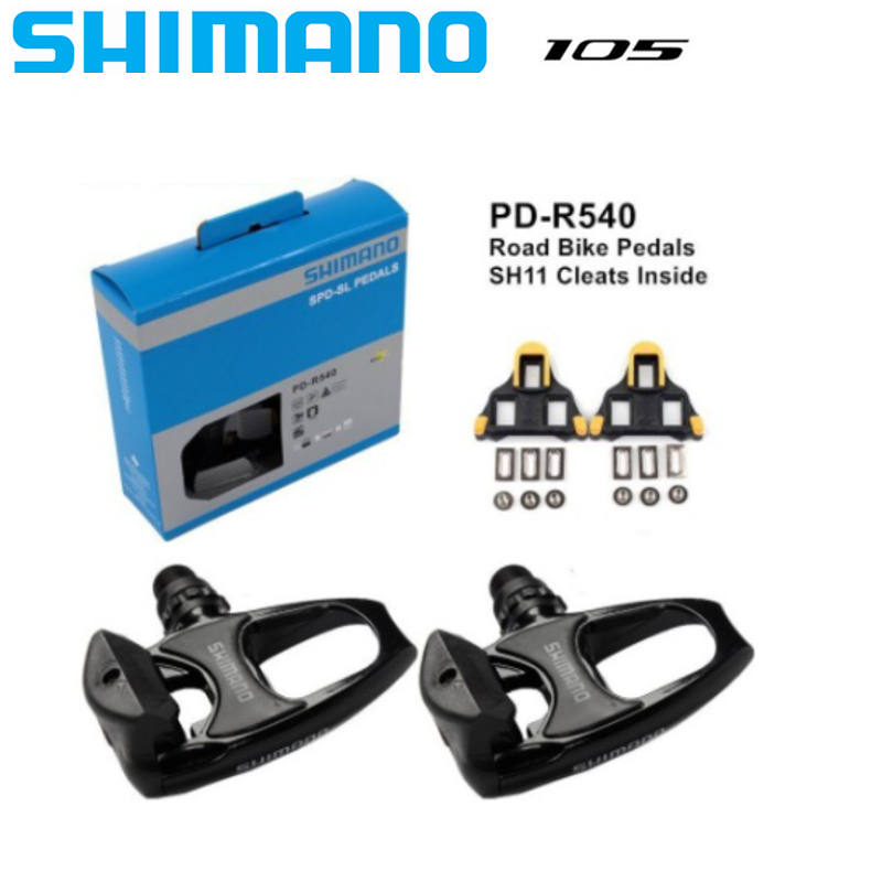 105 PD R7000/R8000/R5800 /R540จักรยานถนนเหยียบคาร์บอนไฟเบอร์ Self-Locking Pedals SPD เหยียบ SM-SH11 Cleats PD-R7000 Ultegra R8000