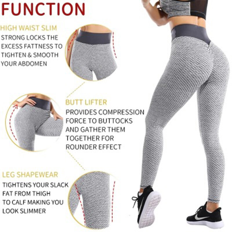 Slimming Bandages Pant  Yoga Pants Girl Women Seamless High Waist Leggings Breathable Gym Fitness Push Up Clothing
