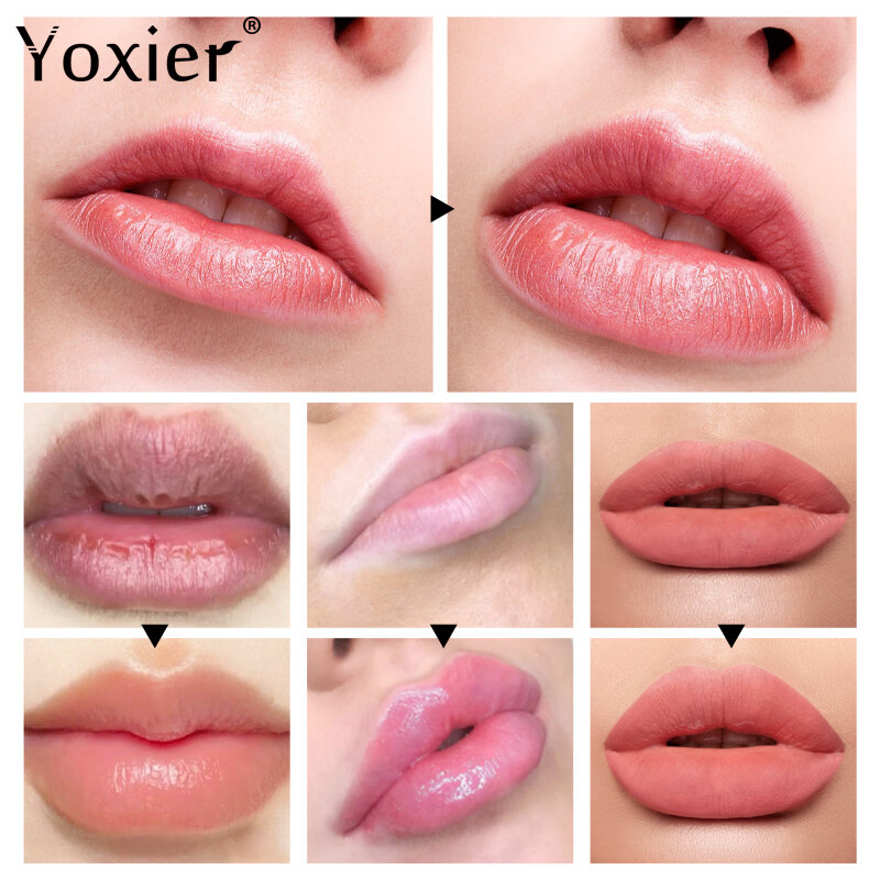 Yoxier เซ็กซี่ Big Lip Plump Oil คอลลาเจน Plumper Lip Balm Nutritious Liquid Moisturizing ลิปสติก Enhancement Gloss Lip Maximizer