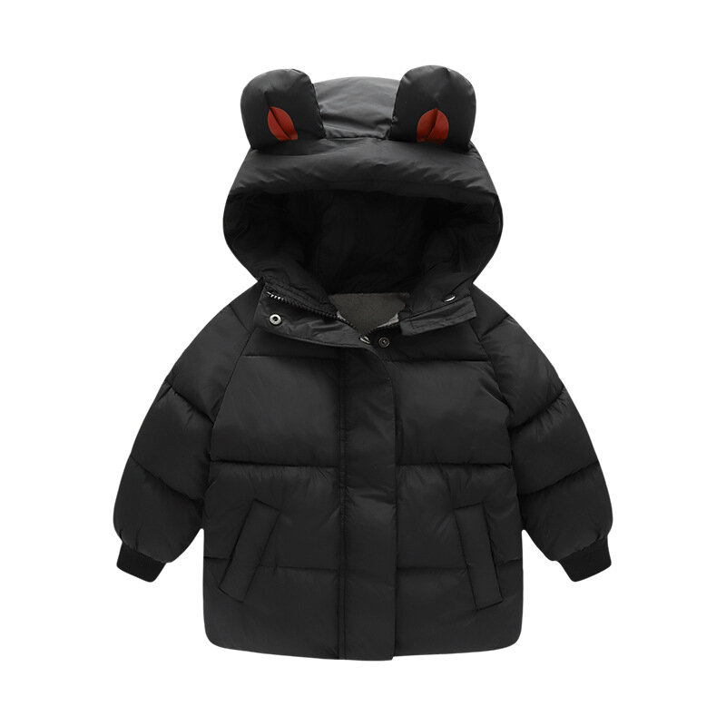 Girls Warm Coat Winter Boys Thicken Down Jacket Fashion Kids Cotton-padded Jacket Hooded for Girl Outerwear Boys Clothes
