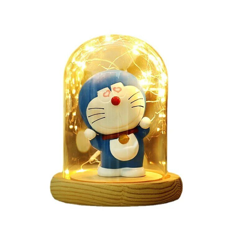 Doraemon feito à mão jingle gato decoração dos desenhos animados robô gato boneca presente de aniversário das crianças menino menina animação decoração