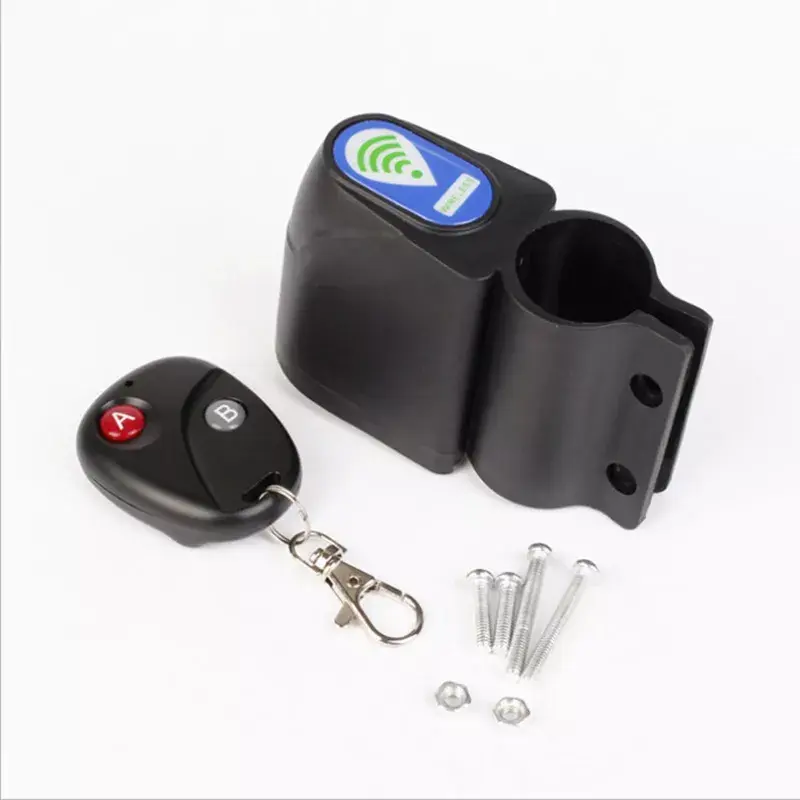 Bicycle Anti-theft Alarm Lock with Wireless Remote Control Waterproof MTB Bike Anti-Theft Vibration Alarm 110DB Bike Alarm Lock
