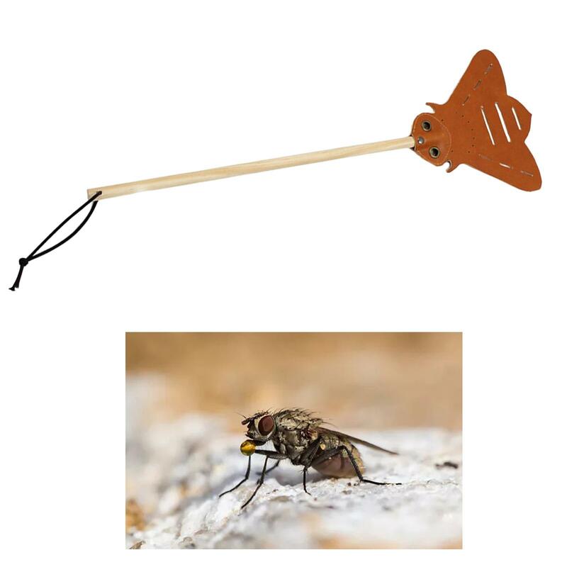 Mão flyswatter pendurado com alça longa criativo portátil jardim suprimentos moscas armadilha mata-moscas para cozinha interior