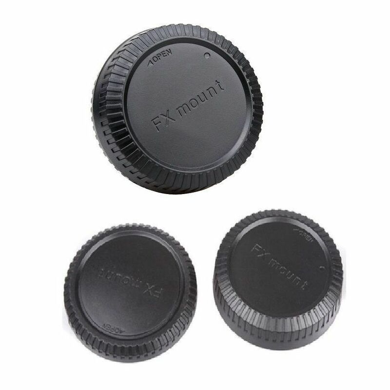 Задняя крышка для объектива камеры, защита от пыли, пластиковая черная крышка для Fuji Fujifilm FX X Mount
