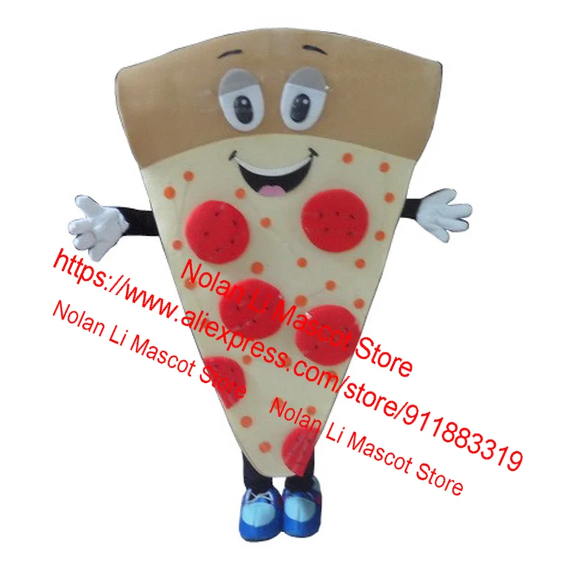Presa di fabbrica formato adulto materiale EVA Pizza mascotte Costume Cartoon Set festa di compleanno Cosplay Masquerade Festival regalo 993
