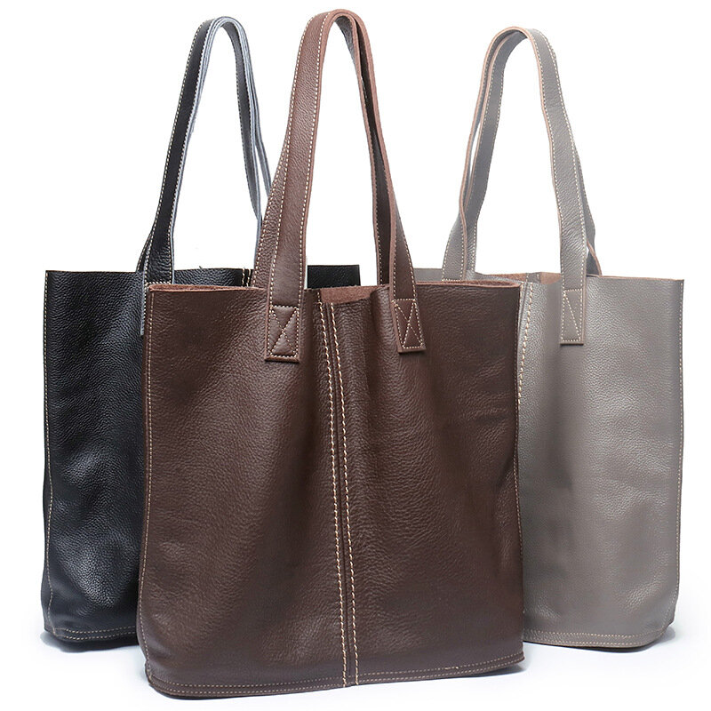 Tote bag in vera pelle borse di lusso borse da donna borsa di design