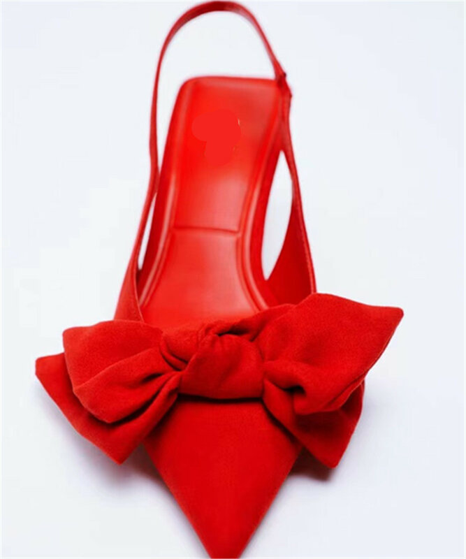 Sandalias de boca baja con cordones para mujer, zapatos transparentes de tacón de aguja amarillo, talla grande, cómodos, novedad, 2022