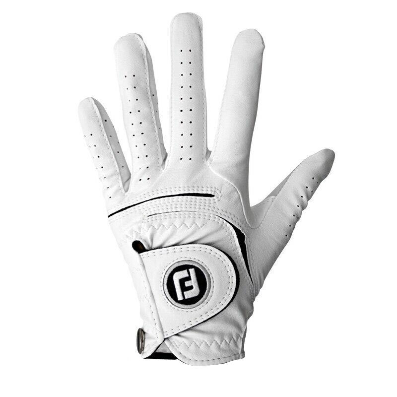 Перчатки мужские из натуральной овечьей кожи, профессиональные перчатки для гольфа, утолщенные, белые и черные, подарок для гольфа