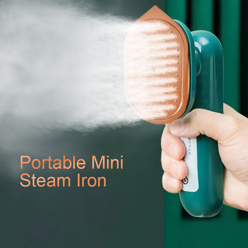 Mesin Steamer Garmen Lipat Genggam Mini Portabel Rumah Bepergian Kering Basah Setrika Uap Elektrik untuk Pakaian 50ML 38W