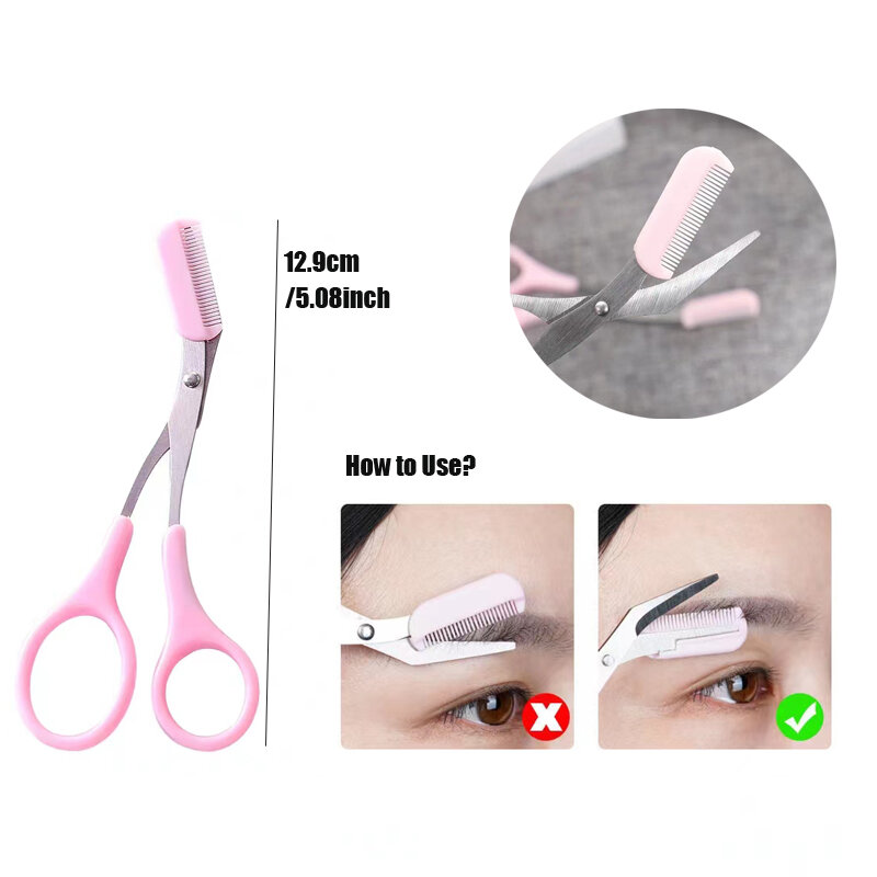 26/51/101 Pcs Professional Eyebrow Hair Trimmer Razor for Women Face Razor Hair Remover  Shaver Dermaplaning Women Facial Blade