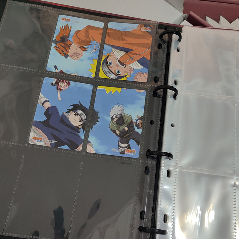 การ์ดอนิเมะ Sasuke Hatake Kakashi Haruno Sakura 4 PR อนิเมะของขวัญสำหรับเด็กคอลเลกชันหนังสือสุดหรู kaou Naruto Binder รวมถึง uchiha