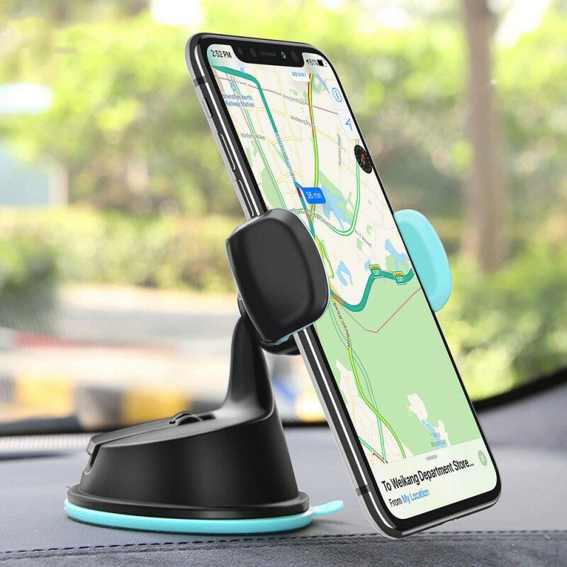 360 Rotatable Car Phone Holder Windshield Stand Car Air Vent Mount Stand Car Dashboard Phone Bracket  For IPhone Samsung Huawei