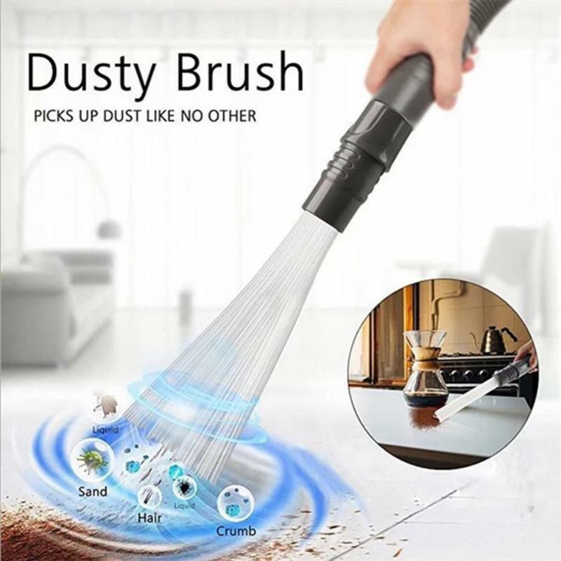 1pc BrushStraw Tube for Household Keyboard Air Vent Vacuum Attachment Tools Brush Cleaner Dusty Brush Cleaning Tool Dirt Remover