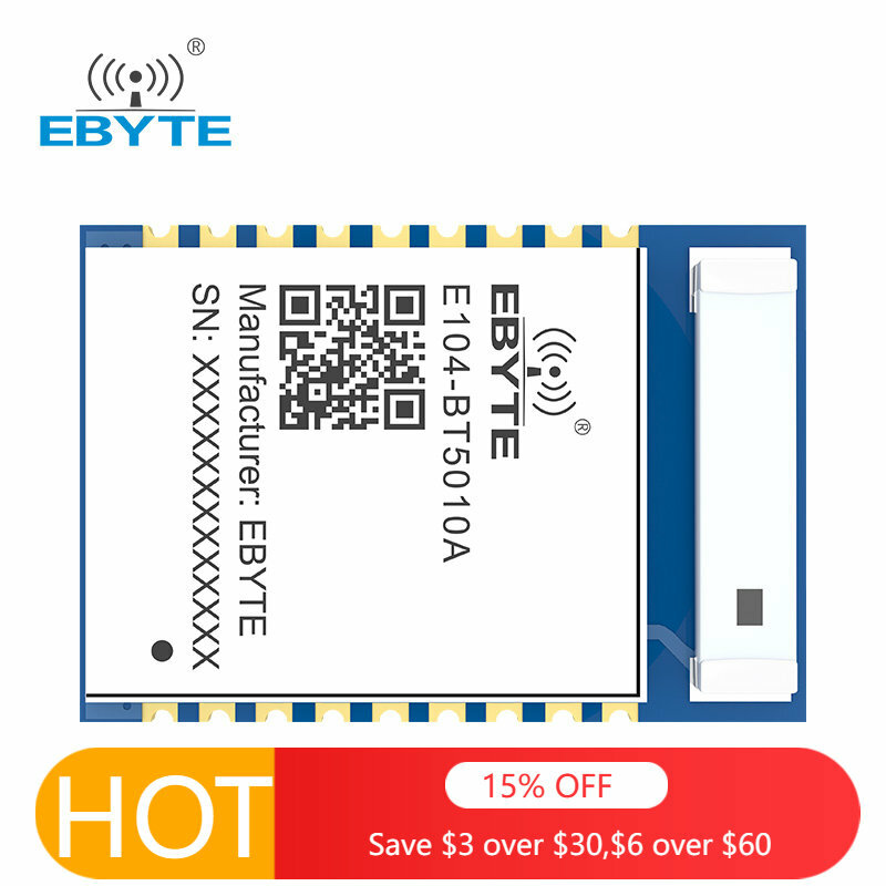 NRF52810 Bluetooth 5,0 Serielle-zu-BLE Modul 2,4 GHz Low-Power E104-BT5010A Ble Wireless Transceiver Empfänger Blau-zahn Serie