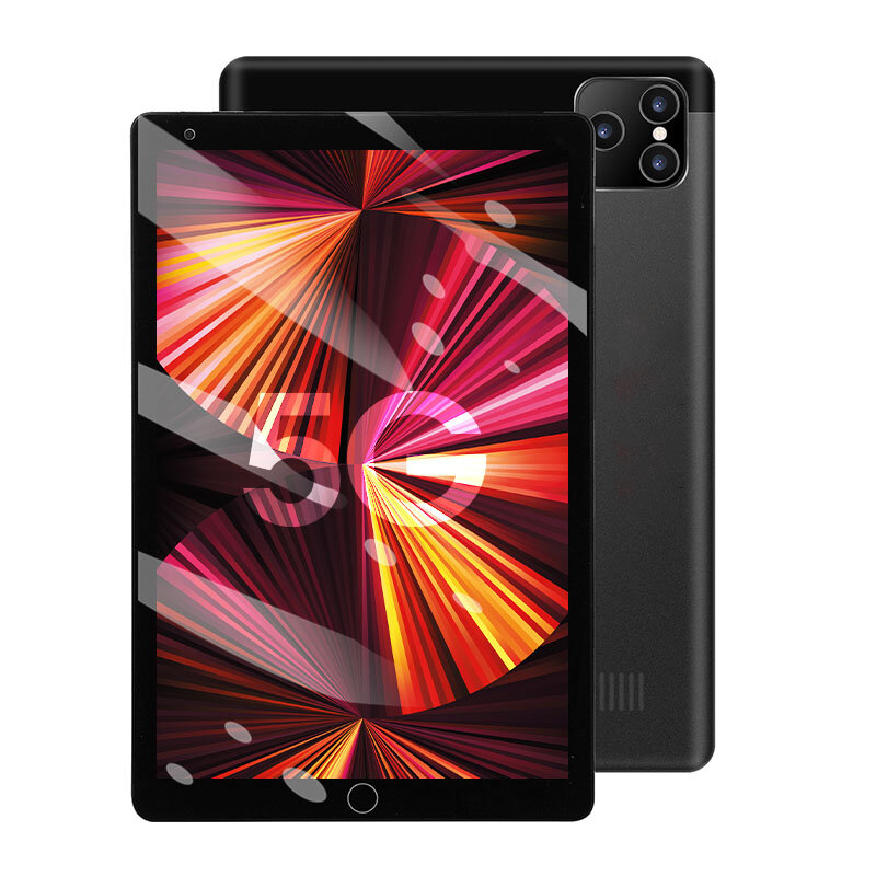 ยี่ห้อใหม่8นิ้วแท็บเล็ต P80แท็บเล็ต Android 10 Tablette 12GB 512GB Deca Core Google Play 800X1280 Dual SIM เครือข่าย5G แท็บเล็ต Pc