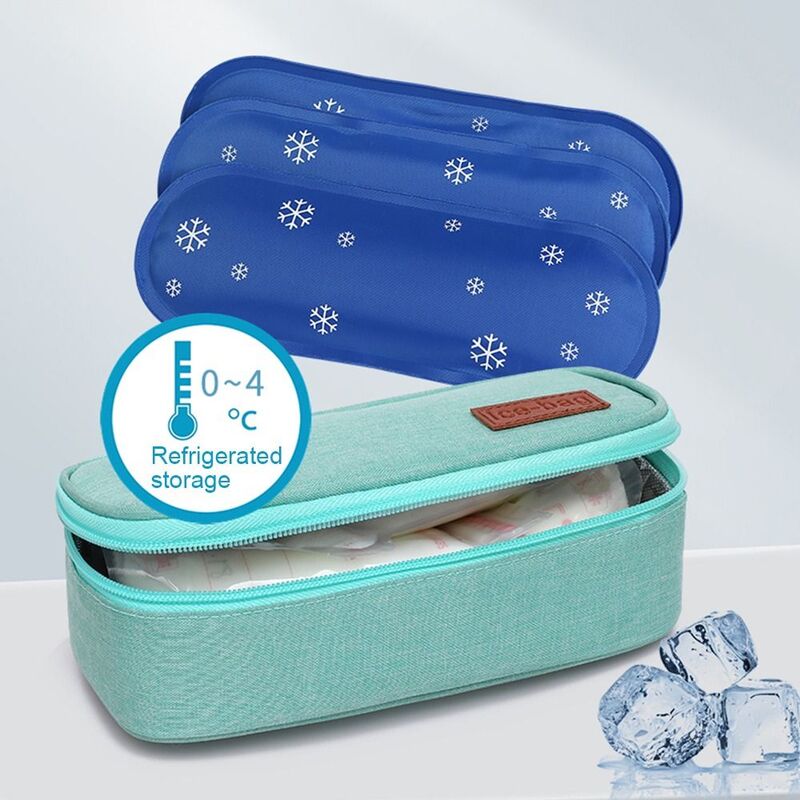 Oxford Thermal Insulated Diabetic Pocket Insulin Cooling Bag without Gel Pill Protector Medicla Cooler Drug Freezer for Diabetes