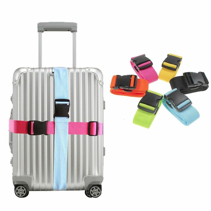 Cinta de fivela de bagagem cinta de segurança correias de bagagem cinto de bagagem de viagem
