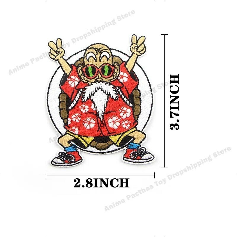 Stiker Termal Kartun Pakaian Kartun Bordir Tambalan Dragon Ball Z Pada Pakaian Stiker Garmen Stiker Bordir