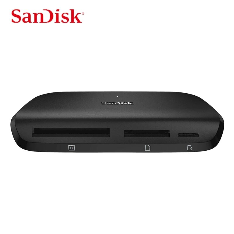 Высокоскоростной кардридер SanDisk USB 3,0 IMAGEMATE PRO, устройство для чтения карт памяти SD, SDHC, SDXC, microSD, UDMA7, CF