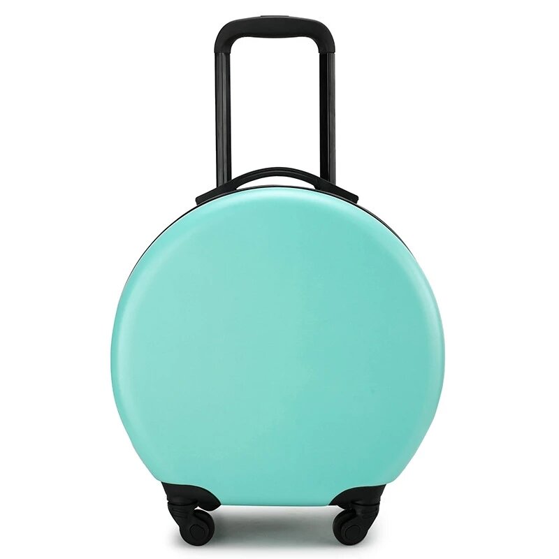 G12P-High quality design ABS plastic material circular roller travel box, children's luggage