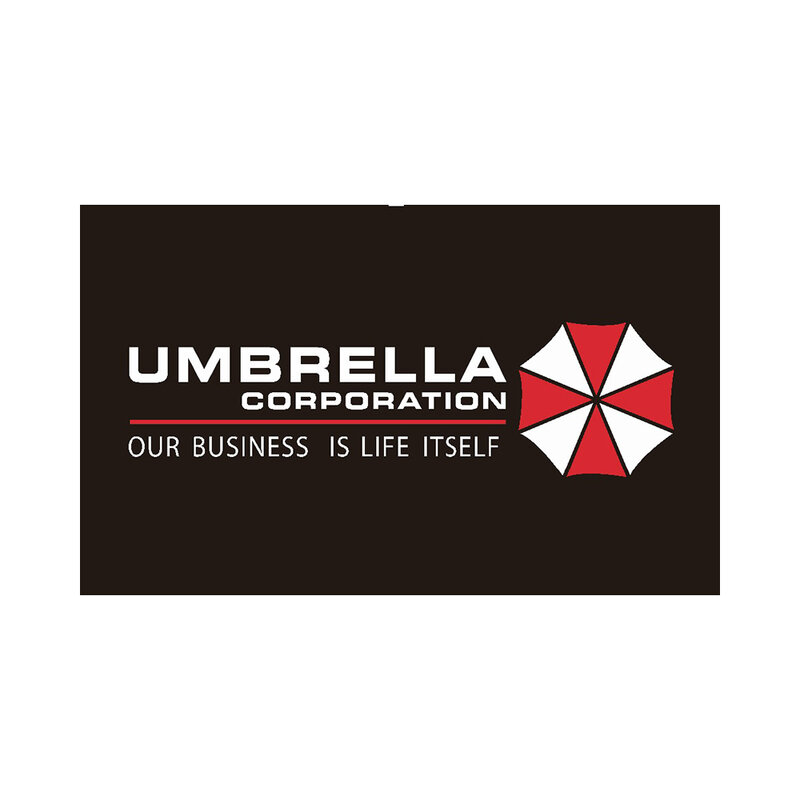 90*150cm umbrella corporation nosso negócio é a própria vida bandeira