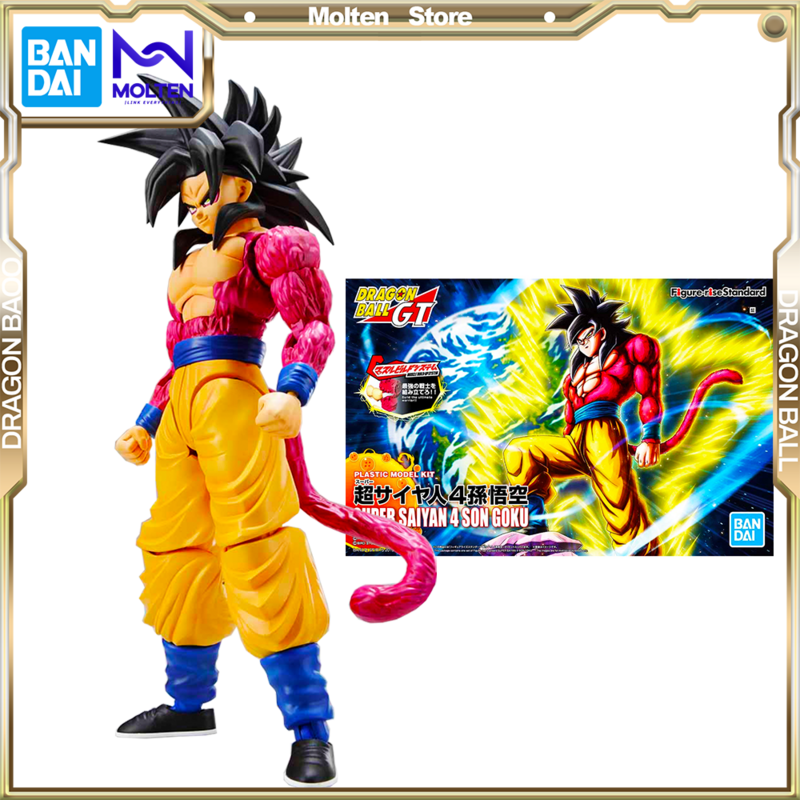 BANDAI – figurine originale Dragon Ball GT Super Saiyan 4 Goku Vegeta Anime, Kit d'assemblage/assemblage de modèles d'action