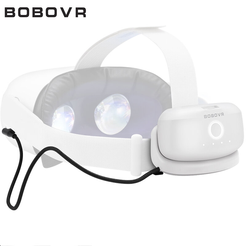 BOBOVR-Paquete de batería B2 Dock de 5200mAh para Oculus Quest2/Quest Pro para PICO4 VR, tiempo de reproducción mejorado de 3 horas, Compatible con Elite Strap