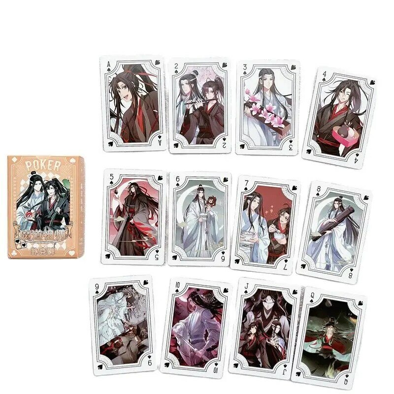 大人のための漫画のポーカーカード,54枚/ゲーム,悪魔の栽培のグランドマスター,カードコレクションmo dao zu shi