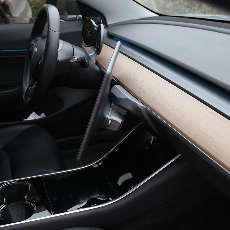 Braket Rotasi Layar Kontrol Pusat Baru untuk Model Tesla 3 Y 2022 Aksesori Model Y Aksesori Tempat Navigasi GPS Mobil