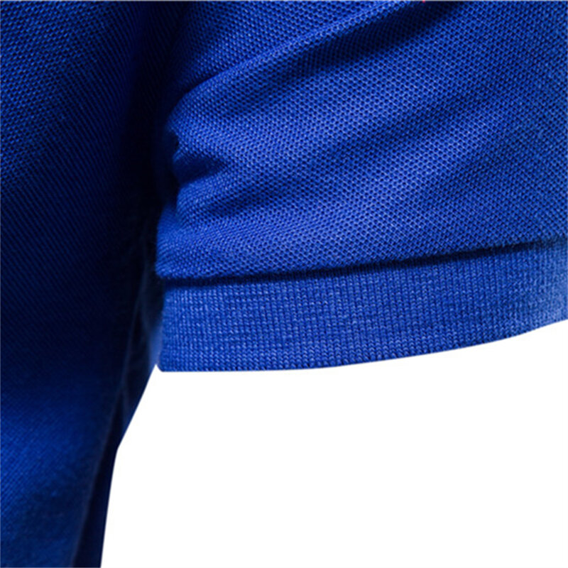 Мужская рубашка-поло AIOPESON, Повседневная рубашка-поло из 35% хлопка с вышивкой в виде оленя, с коротким рукавом, 2019