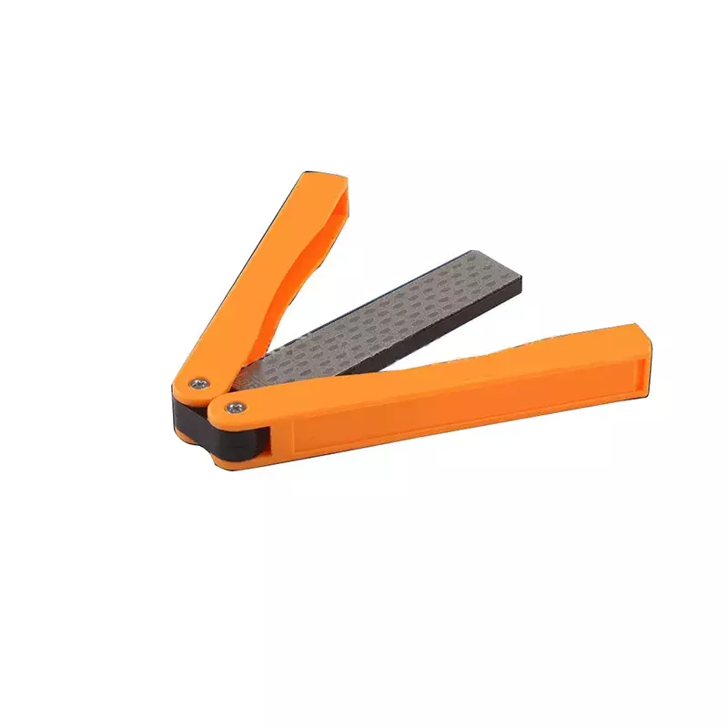 New Arrivals Folding Portable Double Sided Sharpener Diamond Sharpening Stone Outdoor Sports Camping Hiking Self-defense Kits