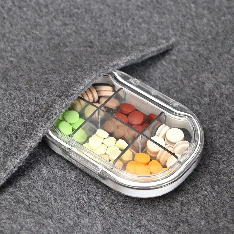 Travel Portable Mini Pills Box Sealling Moistureproof Midicine Storage Box for Old People First Aid Kit Capsule Packing Box
