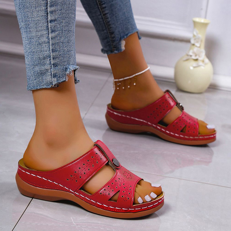 Sandalen Mode Nieuwe Vrouwen Open Teen Vrouwen Schoenen Casual Strand Vrouwen Schoenen Effen Kleur Vrouwelijke Slides Lichtgewicht Plus Size schoenen