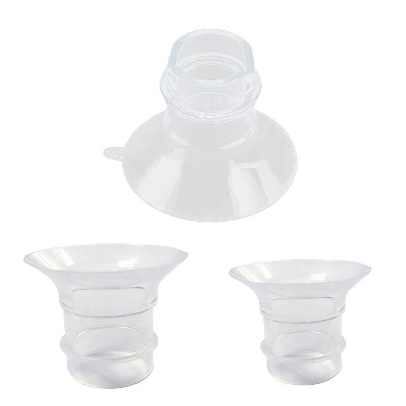 Breast Pump Shields Flange Inserts 17/19/21mm for 24mm-30mm Collection Cup Wearable Breast Pump Converter Accessories