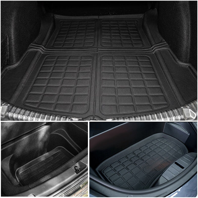 [Upgraded XPE Boutique Car Mat] For Tesla Model 3 2021 2022 Trunk Mat Left / Right Driving All Weather Floor Mats Accessories
