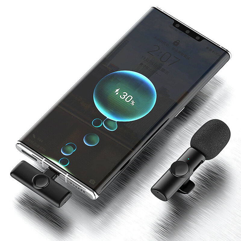 Draadloze Microfoon Revers Gaming Live Streaming Bluetooth Speaker Microfoon Sound Karaoke Mini Gamer Microfoon Youtube Premium E60