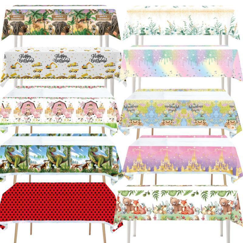 Wild One Safari Jungle Theme Party Disposable Tableware Tablecloth Children Boy Birthday Baby Shower Party Decoration Supplies